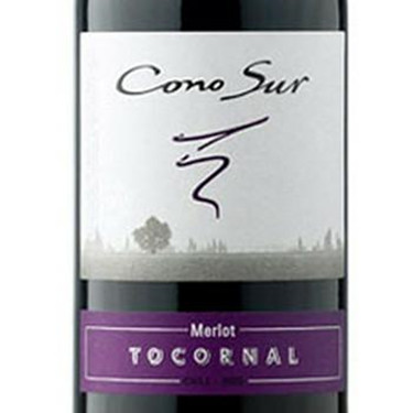 柯诺苏纯净梅洛干红Cono Sur Tocornal Merlot