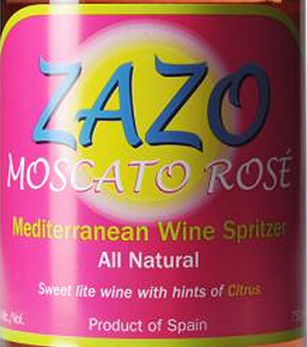 萨索桃红起泡Zazo Moscato