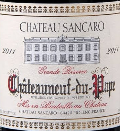 圣卡罗酒王教皇新堡干红Chateau Sancaro Grande Reserve Chateauneuf du Pape