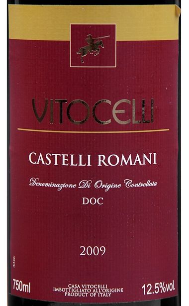 唯多切尼干红Vitocell Castelli Romani Rosso