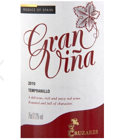 携手丹魄干红Gran Vina Tempranillo