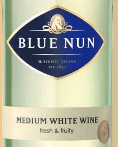 蓝仙姑干白BLUE NUN Medium White Wine 