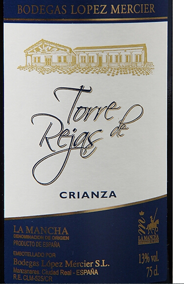 特瑞嘉斯佳酿干红Torre de Rejas Crianza