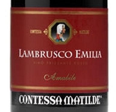 马蒂尔伯爵红起泡Contessa Matilde Lambrusco Dell Emilia Amabile