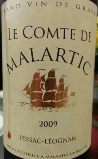 玛拉蒂克海军上将干红Le Comte de malartic