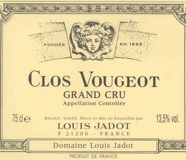 路易亚都武若园干红Louis Jadot Clos Vougeot 