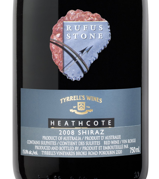 天瑞卢福设拉子干红Tyrrell’s Wines Rufus Stone Heathcote Shiraz