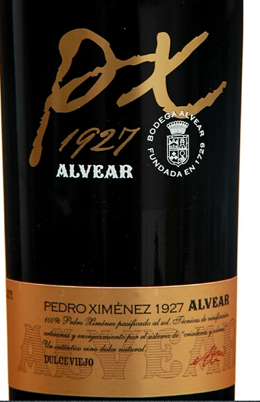 阿尔维亚佩德罗希梅内斯甜白Alvear Pedro Ximenez