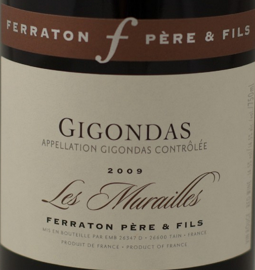 费童酒庄贡达斯干红 Ferraton Gigondas “les Murailles”