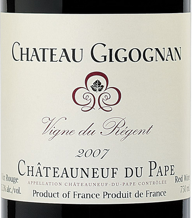 吉歌浓庄园摄政苑干红Vigne du Régent Châteauneuf-du-Pape