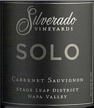 银朵庄园独奏曲干红Silverado Vineyards Solo Cabernet Sauvignon