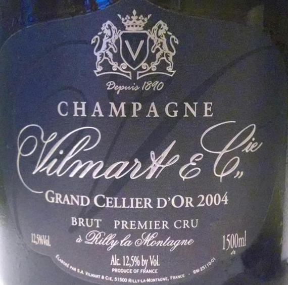 威尔马特金塞利耶干型香槟Vilmart Grand Cellier d'Or Premier Cru Brut