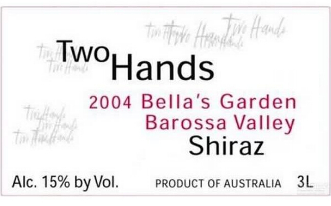 双掌花园系列设拉子干红Two Hands Bella's Garden Shiraz