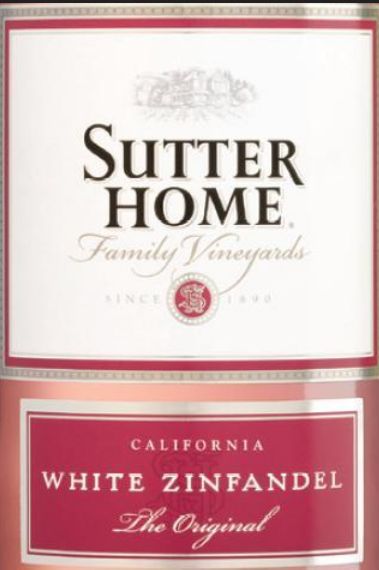 舒特家族白仙粉黛半干桃红Sutter Home The Original White Zinfandel