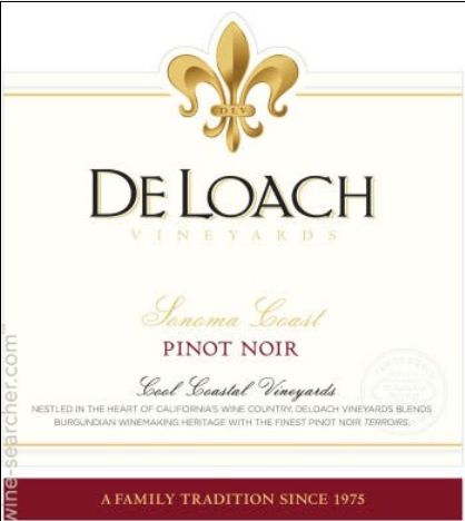 都兰酒庄加州索诺玛海岸黑皮诺干红DeLoach Sonoma Coast Pinot Noir