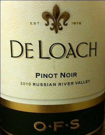 都兰酒庄加州俄罗斯河谷优选黑皮诺干红DeLoach Russian River Valley Pinot Noir OFS