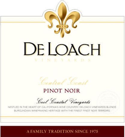 都兰酒庄加州中部海岸黑皮诺干红DeLoach Central Coast Pinot Noir