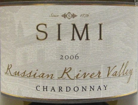 思美俄罗斯河谷霞多丽干白Simi Russian River Valley Chardonnay