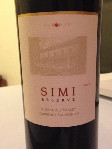 思美珍藏赤霞珠干红Simi Reserve Cabernet Sauvignon