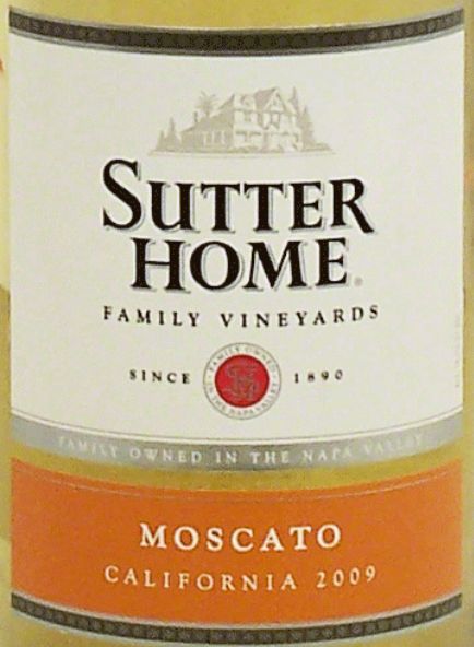 舒特家族莫斯卡多甜白SUTTER HOME Moscato