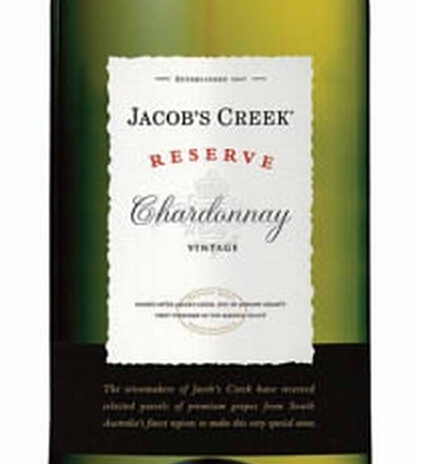 杰卡斯珍藏霞多丽干白Jacob's Creek Reserve Chardonnay