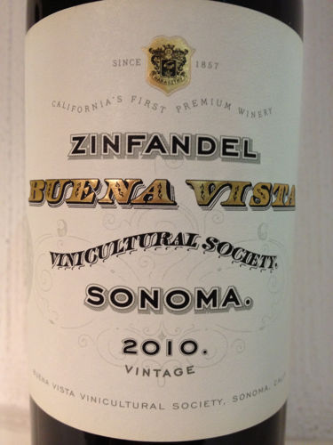 维斯塔社会仙粉黛干红Buena Vista Winery Vinicultural Society Zinfandel