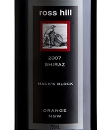 罗斯菲尔设拉子干红Ross Hill Shiraz