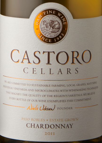 海狸霞多丽干白Castoro Cellars Chardonnay