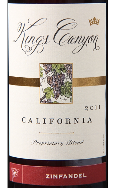 帝王峡谷仙粉黛干红Kings Canyon Zinfandel