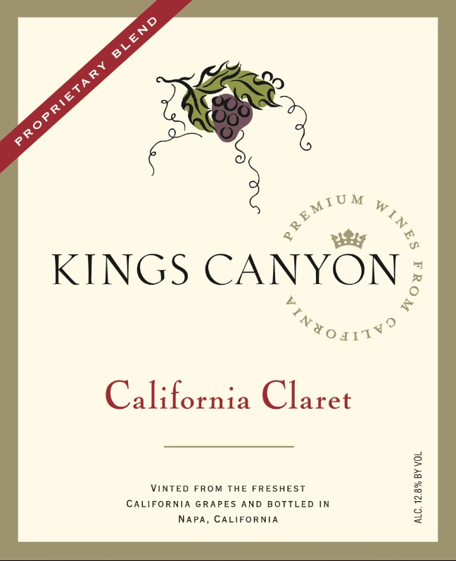 帝王峡谷干红Kings Canyon California Claret