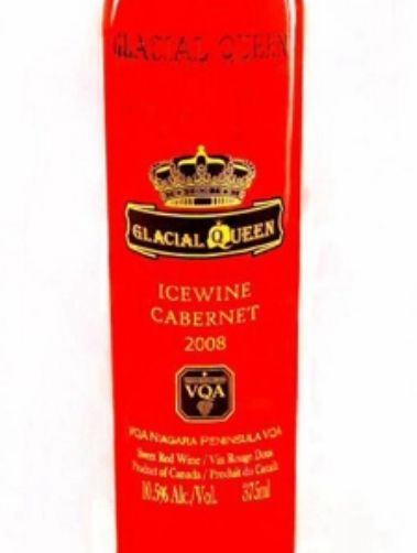 冰上皇后红冰酒Glacial queen icewine cabernet