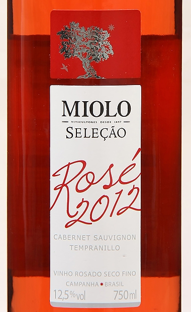 米奥罗精选赤霞珠丹魄桃红Miolo Selecao Rose Cabernet Sauvignon Tempranillo 2012