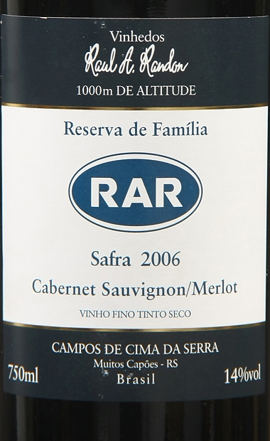 米奥罗家族特酿哈尔干红Miolo RAR Cabernet Sauvignon Merlot