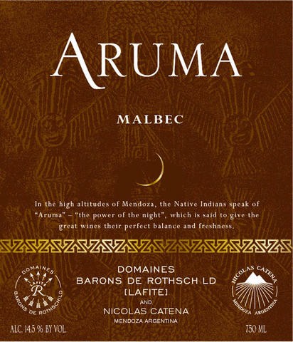 拉菲爱汝干红Bodegas Caro 'Aruma' Malbec