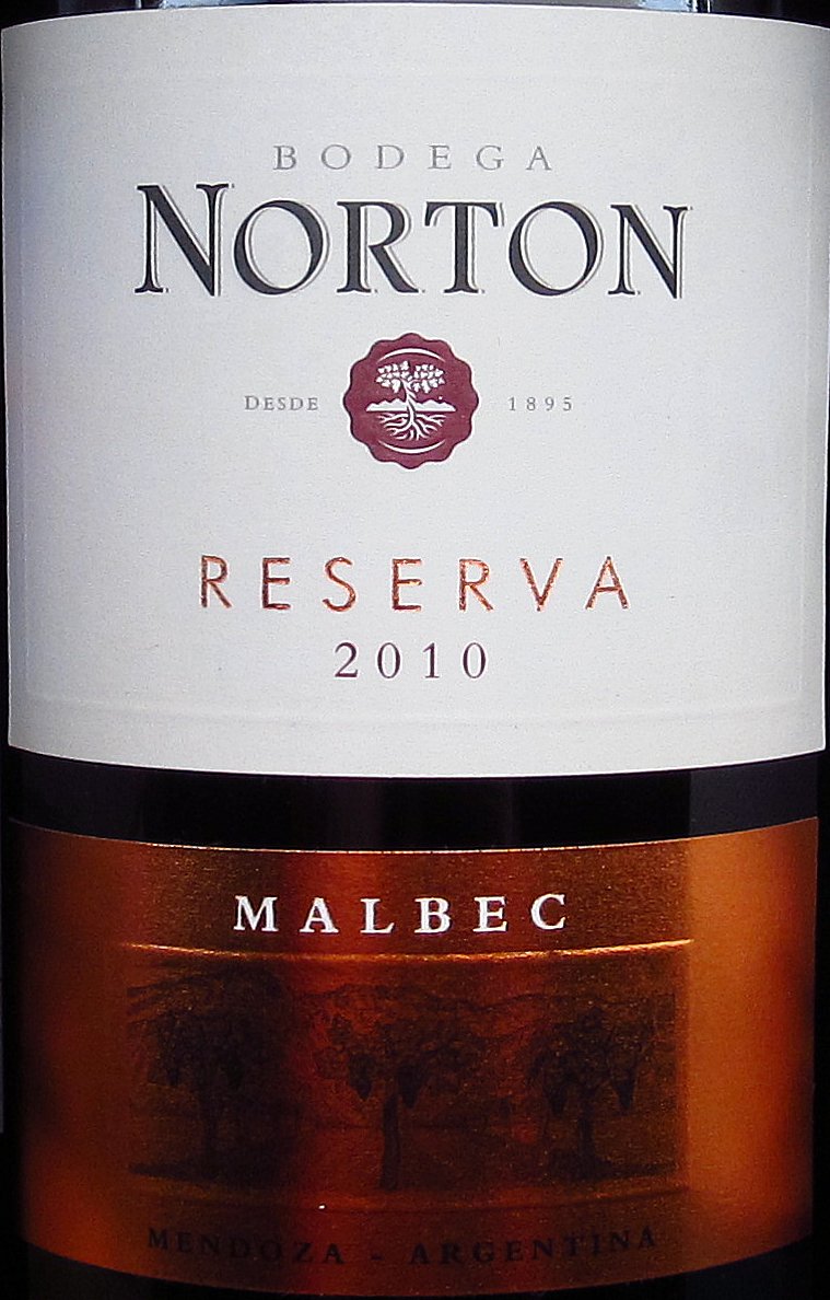 诺顿庄园特酿马尔贝克干红Bodega Norton Reserva Malbec