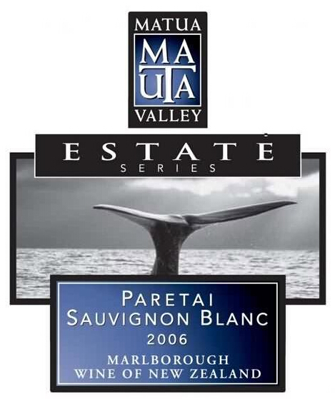 马腾山谷庄园精选帕尔泰长相思干白Matua Valley Estate Series Paretai Sauvignon Blanc