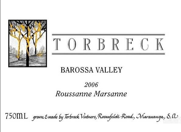 托布雷玛珊-瑚珊干白Torbreck Marsanne - Rousanne