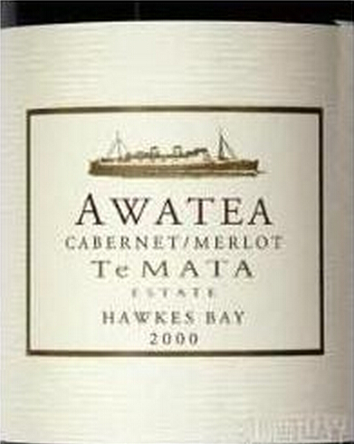 德迈阿瓦提赤霞珠-梅洛干红Te Mata Estate Awatea Cabernets - Merlot