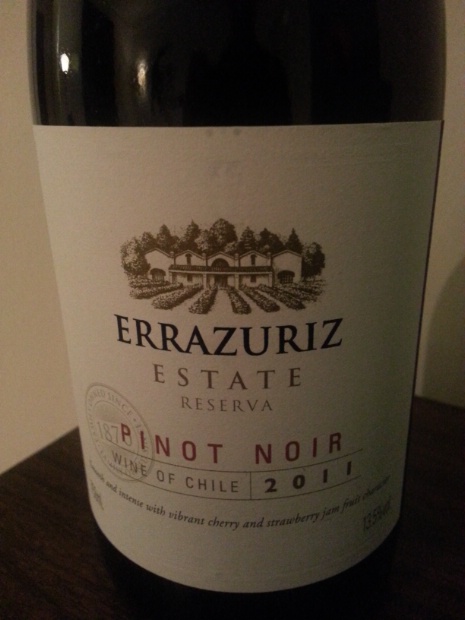 伊拉苏庄园珍藏黑皮诺干红Errazuriz Estate Reserva Pinot Noir