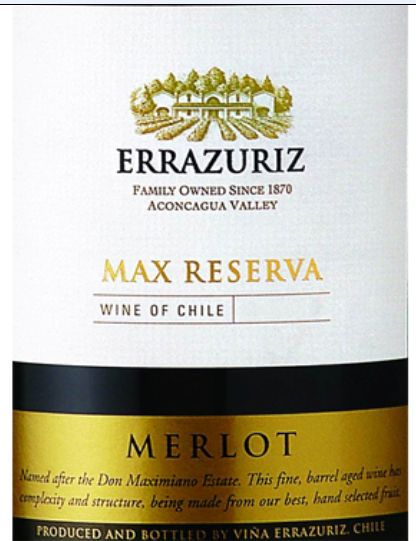 伊拉苏珍藏梅洛干红Errazuriz Max Reserva Merlot