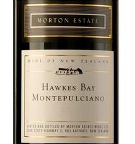 莫顿白标蒙特布查诺干红Morton Estate White Label Montepulciano