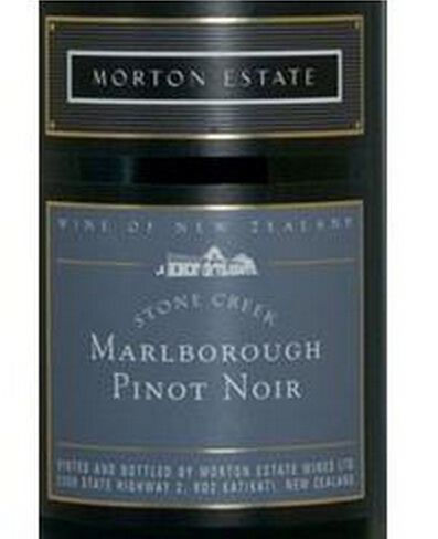 莫顿石溪黑皮诺干红Morton Estate Stone Creek Pinot Noir