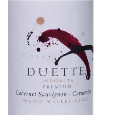 桀骜二重奏赤霞珠佳美娜半干红Indomita Duette Cabernet Sauvignon Carmenere