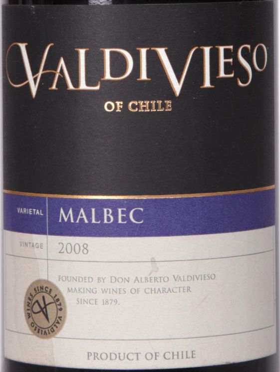 瓦尔帝维爱索马尔贝克干红Valdivieso Malbec