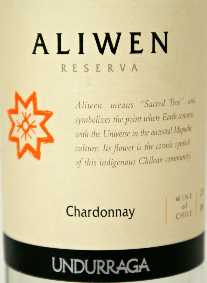 艾而文珍藏霞多丽干白Undurraga Aliwen Reserva Chardonnay