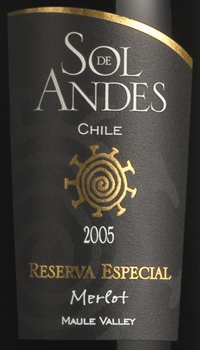 安第斯太阳梅洛限量珍藏干红Sol de Andes Reserva Especlal Merlot