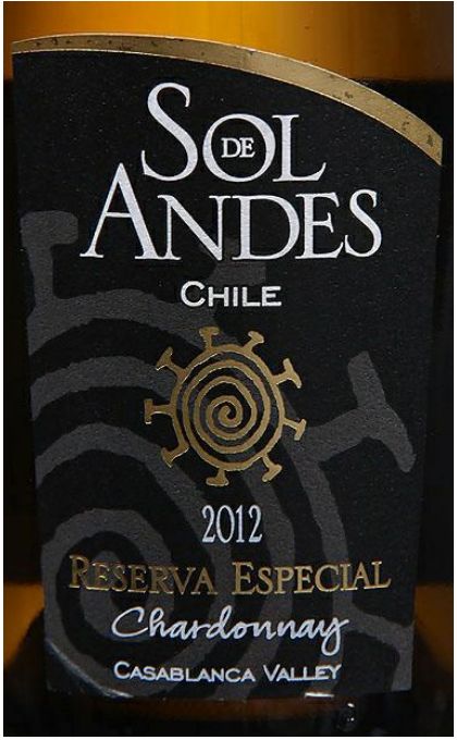 安第斯太阳霞多丽限量珍藏干白Sol de Andes Reserva Especlal Chardonnay