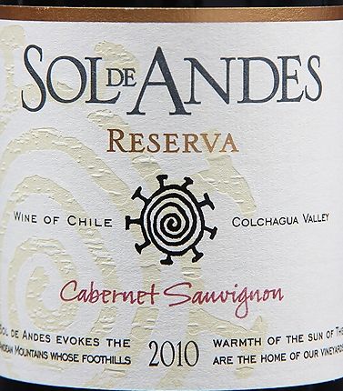 安第斯太阳赤霞珠珍藏干红Sol de Andes Cabernet Sauvignon Reserva