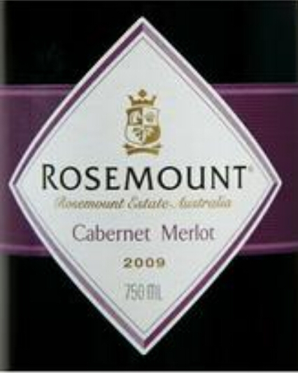 玫瑰山庄钻石酒窖系列赤霞珠梅洛干红Rosemount Diamond Cellar Cabernet Merlot