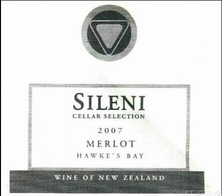 赛伦尼精选梅洛干红Sileni Estates Cellar Selection Merlot